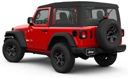 Soft Top Kit, Black Vinyl with Tinted Windows (2-Door)