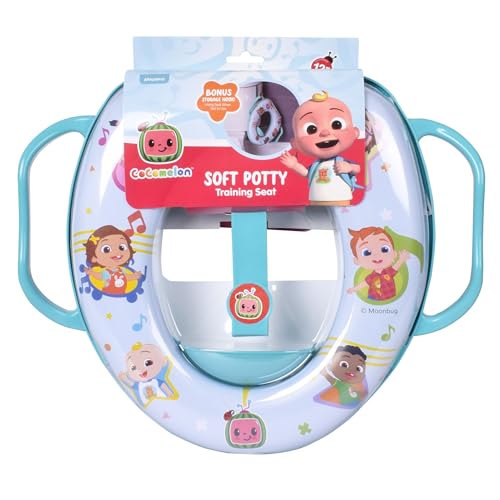 CoComelon Soft Potty Training Seat with Storage Hook, Toddlers 12M+