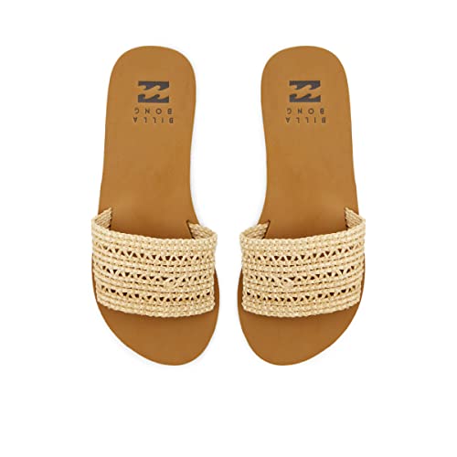 Billabong Women's Adella Slide Sandal, Natural, 9 #TOP5