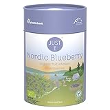 JUST T Nordic Blueberry Loser Tee, 125g | Bio Früchtetee – Angereichert mit Waldbeeren | Bio Loser Tee – Biologisch Hochland-Tee im Nachhaltigen Vorratsdose für alle Teeliebhaber