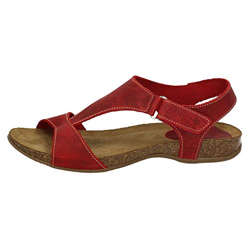 MADE IN SPAIN 4420 Sandalias Inter-BIOS Mujer Sandalias Rojo 37