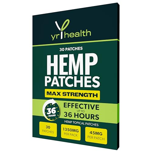 YrHealth Hemp Patches 30 Topical Patches 45mg Each 1350mg Total