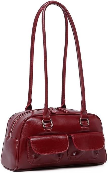 Vista 6 de Y2K Shoulder Bag for Women Black Small Purse Brown Purse Trendy Purse Retro Women's Shoulder Handbags Purses