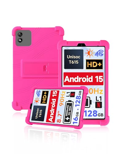 Étui silicone rose BNCF Bpad mini SE 8.7 2025 avec support