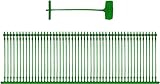 Satsonik 25mm(1 Inch) Green Tag Gun Barbs (Fasteners) for Any Standard Price Labels Clothing Tagging
