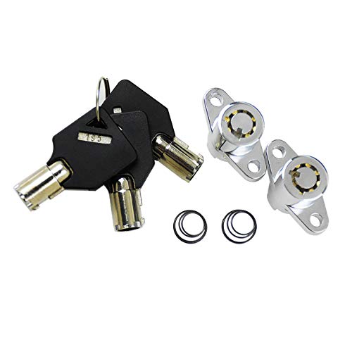 Juego de Cerraduras para Alforjas Moto Harley Touring 2014-2018 miniatura 1