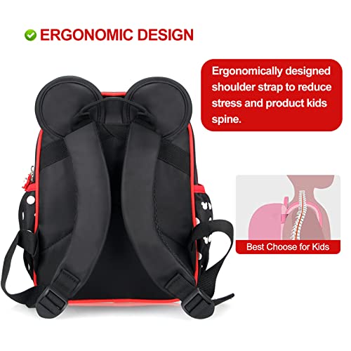 Voikukka Cute Little Girls Backpack Mini Mouse Backpacks For Toddler Girl Backpack Small Kids Backpack Kindergarten Preschool Backpacks Toddler Bookbag School Book Bag Children Travel Mini Backpack #TOP1