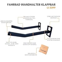LANCO Fahrrad Wandhalterung Klappbar - Fahrradhalterung Wand bis 25 kg – Ansicht 7