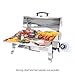 Magma Cabo Grill - Marine-Grade Stainless Steel Barbecue Grill for Boats - Portable Propane Gas with 9”x18” Grilling Surface - Heat-Resistant Handle, Fold-Away Legs - Ideal Boat Accessory