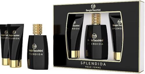 Sergio Tacchini Splendida 3 Piece Gift Set: Eau De Parfum 100ml - Shower Gel 100ml - Body Lotion 100ml