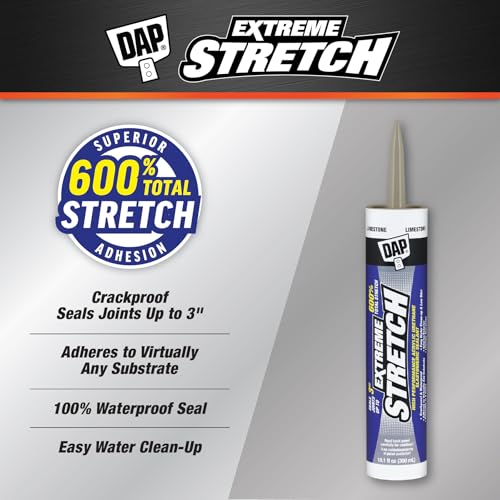 Image of DAP Extreme Stretch Acrylic Urethane Premium Elastomeric Sealant, Limestone, 10.1 Oz (7079818714)