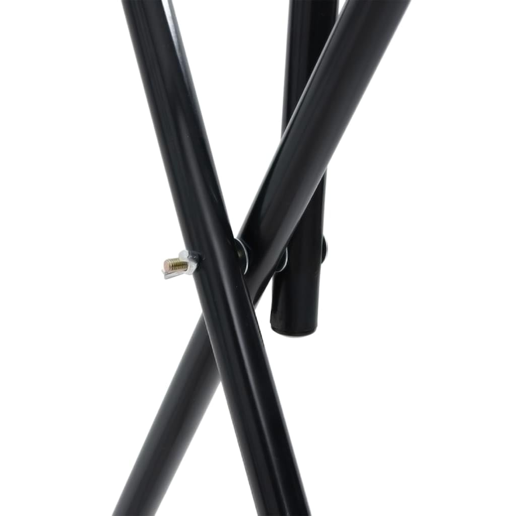 Genérico Soporte de Montura Plegable de pie Independiente Hierro Negro,Deportes,Actividades al Aire Libre,Equitación,Accesorios para riendas de Caballos,Accesorios para sillas de montar-172441