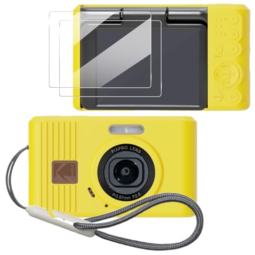 Funda de silicona para cámara Kodak PIXPRO C1 color amarillo
