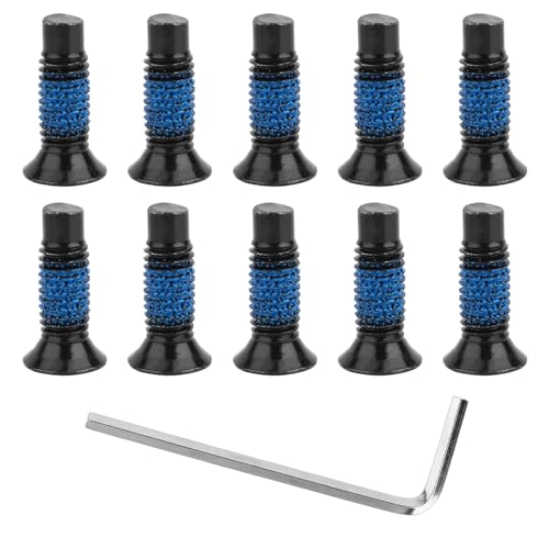 Fukaisu 10pcs Scooter Forehead Head Screws, Premium Carbon Steel Scooter Forehead Screws Parts Accessories with Wrench Compatible with M365 1S Pro Mi3 Max G30/ES/F Series