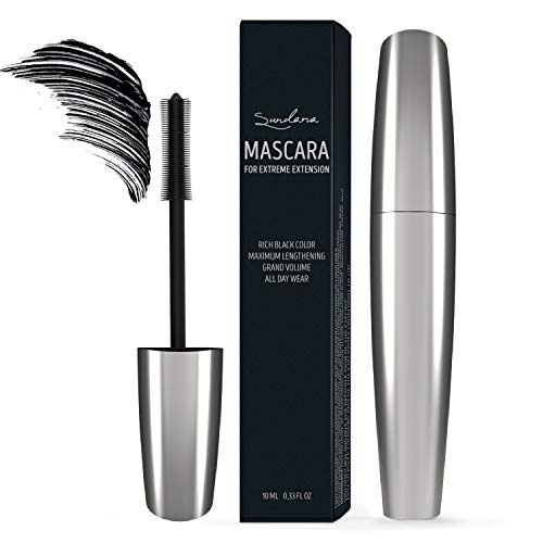 3D Silk Fiber Lash Mascara, Long Lasting, Black Mascara & Smudge-Proof, All Day Exquisitely, Full, Long, Thick, Smudge-Proof Eyelashes