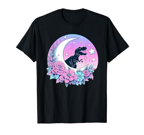 Pastel Goth T-Rex Kawaii Estética Espeluznante Dinosaurio Gótico Camiseta