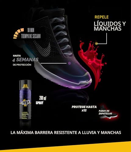 Miniatura 2 de Crep Protect - 200ml - Protector Impermeable A La Lluvia Y Las Manchas, Nano Protección Para Cuero, Nobuck, Ante Y Lona - Zapatillas - Cuidado De Las Zapatillas De Deporte