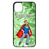utaupia - Cover in silicone per Apple iPhone 11 Pro Max con scritta "Super Papa Comics", 64 GB