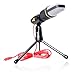 VIMVIP Professional Condenser Skype Audio Sound Podcast Microphone Mic PC Laptop Karaoke Studio with Stand Shock Mount for Laptop PC Computer