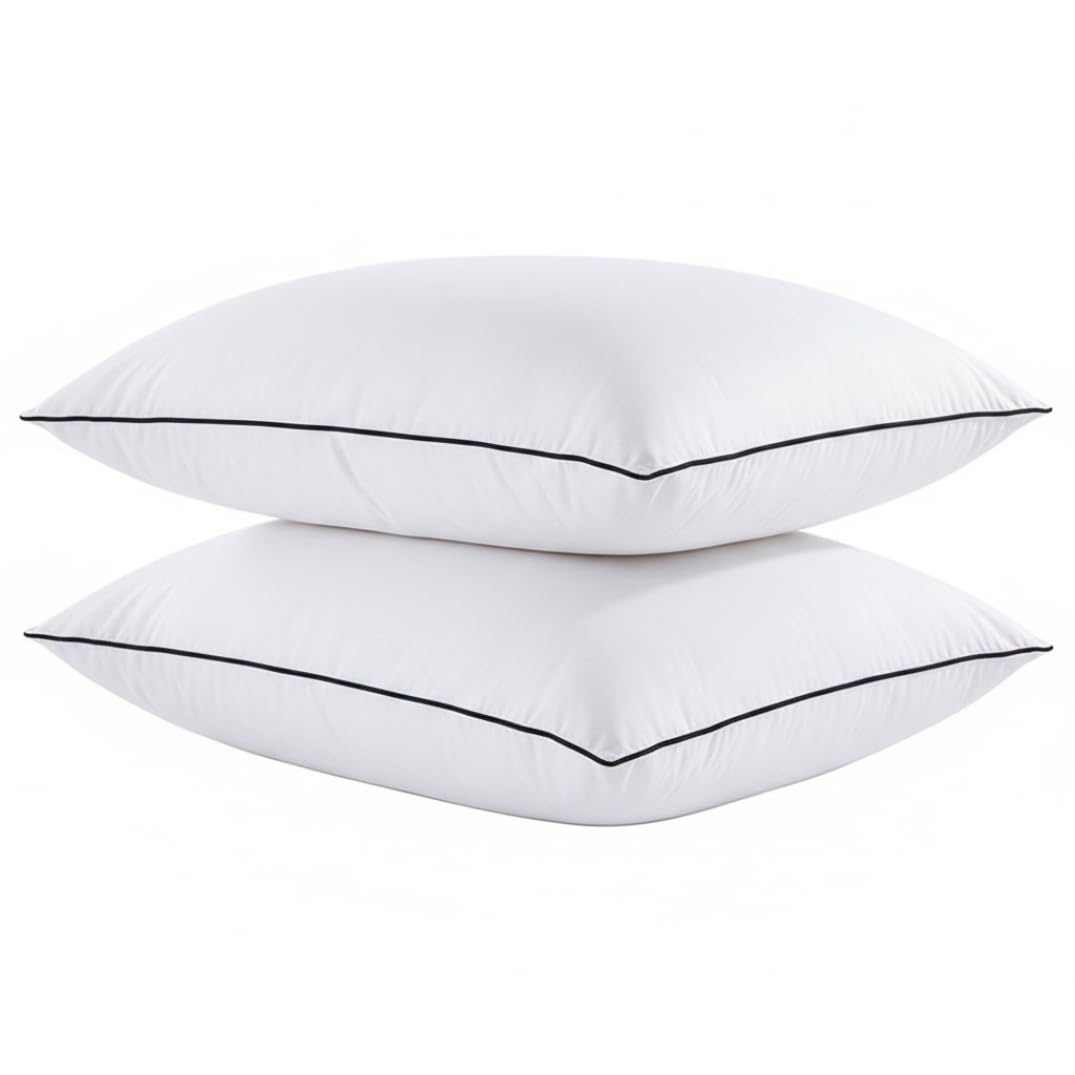 Oreillers respirants grand format pour des nuits fraîches en lit Queen Size