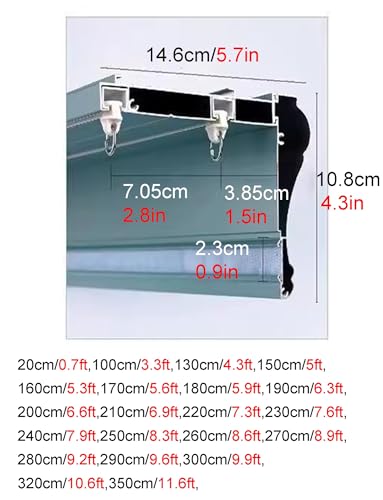 Cantonnière et Coffre de Rangement sur Mesure, Support Mural pour la Maison ou l'hôtel, Longueur Ajustable, Design élégant pour Une décoration raffinée