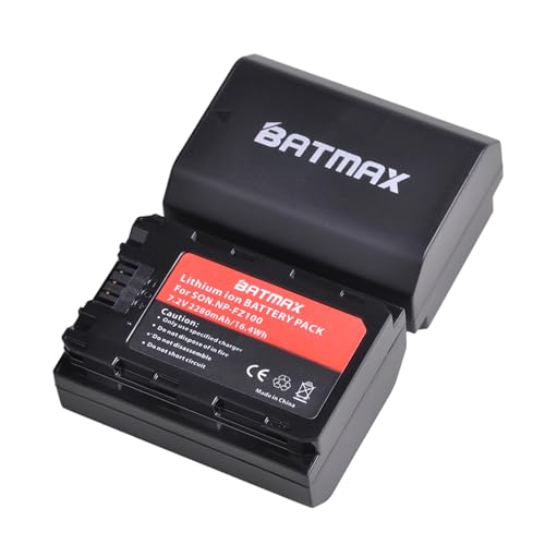 Batería NP-FZ100 de repuesto y cargador para solucionar cortes de energía en A7III 3