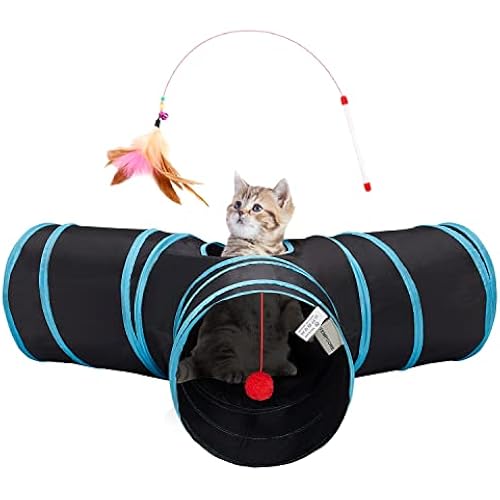 Tempcore Pet Tunnel Tube Cat Toys, Cat Tunnels for Indoor Cats