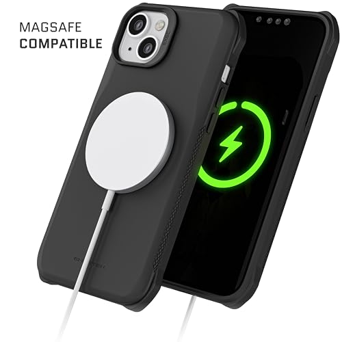 Tarjetero MagSafe iPhone 14 Plus en funda protectora Ghostek Exec anticaídas 6