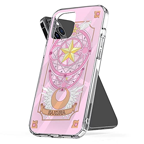 Phone Case Compatible With Iphone Samsung Galaxy Phone 14 Case 7 Cardcaptor 8 Sakura Se 2020 Clow 11 Card 12 Tarot Xr X Pro Max 13 Scratch Accessories Waterproof Transparent #TOP20