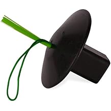 Champion Sports Black Rubber Baseball Anchor Plug Base Plug with Easy View Optic Stem and Rope