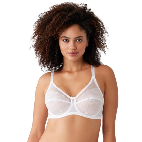 Wacoal 855186-WH Womens Retro Chic Figure Underwire Full Coverage Bra cover