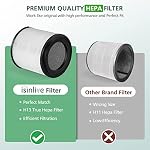 KJ150F-C02 True HEPA Replacement Filter for SilverOnyx 5-Speed Air Purifier (Large Room500 sq ft) for Pets, Smoke and Dust - Image 5