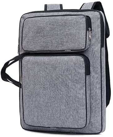 A3 Art Portfolio Case Folder Waterproof Artwork Storage Portable Drawing Board Carrying Bag Backpack Artist Portfolio Large Student Drawing Painting Pads Case Canvas Artists Tote Bag Organizer