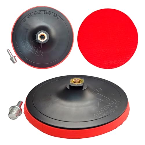 ELITE SUPERFLEX - Disco de Lixa Velcro 125mm 50 unid + Suporte p/Disco Elite