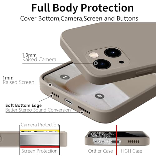 Coque silicone iPhone 13 antichoc anti-rayures avec cordon HGH - 3