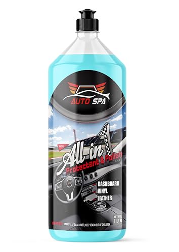 Image of AUTO SPA All-in-1 Car & Bike Multipurpose Polish, Protectant & Conditioner - 1LTR | Ultimate Automotive Polish | Leather Seats, Trims, Dashboard | Showroom Finish, Pleasant Fragrance