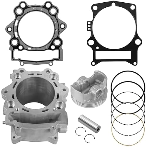 Caltric Cylinder Piston Ring Compatible with Yamaha Raptor 700 YFM700R 2006 2007-2014 Standard Bore