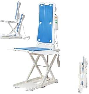 Elektrischer Badewannenlift mit Liegesitz, 136 kg Kapazität, höhenverstellbar, leichter Stuhl für einfaches und sicheres Baden