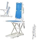 Badewannenhebe-Sitz, elektrischer Liegestuhl, leichter tragbarer Badewannenlift mit verstellbarer Höhe und Easy-Mobility Design, unterstützende Badehilfe, 300 lb (136 kg) Kapazität