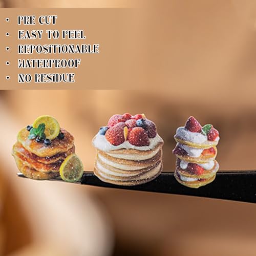 Image of Aesthetic Sticker Book, 30 Sheets Dreamcore & Foodie Designs | Foil, glossy, fine-sand textures with firm matte cover; for journals, planners, scrap albums, collage cards, gifts