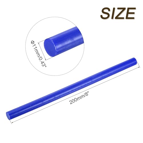 Bâton de colle chaude bleu uxcell pour réparations et assemblages rapides - 3