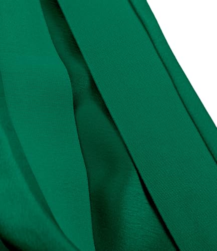 Image of Amy Babe Womens Satin Silk High Waist Slit Midi Skirt Long Skirts for Women | Elastic Waistband, Side Split, Midi Length, Below the Knee, Silky Fabric, Elegant, Fall Winter Outfits