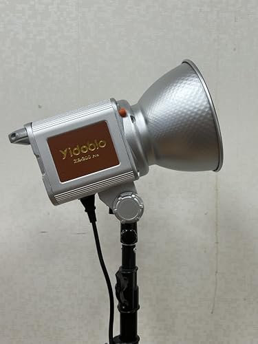 Lampe vidéo LED pour studio photo et tournage vidéo YouTube argentée