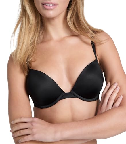 Victoria's Secret Pink Wear Everywhere�X�[�p�[�v�b�V���A�b�v�u��, �u���b�N, 32C