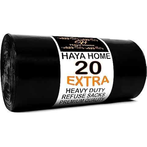 Haya Home Extra Large Heavy Duty Bin Bags Cover