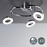 La fuente de luz con 3x450 lúmenes y 3000 Kelvin proporciona una iluminación de color blanco cálido. El difusor reduce la intensidad luminosa y distribuye la luz suavemente. Así, tu habitación tendrá un ambiente acogedor.