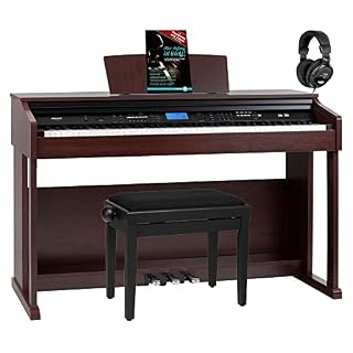 FunKey DP-2688A BM piano numérique brun mat set - Les Beatles, Paul McCartney, John Lennon, RIngo Starr, George Harrison