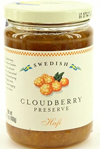 Hafi Wild Swedish Cloudberry Preserves 14.1-ounce Jars (Pack of 2)