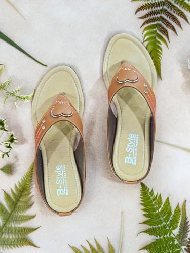 Image of B-Style Branded casual sandals for women trendy casual footwear for womens Soft Premium wedge heels women stylish lightweight womens wedges daily fashion