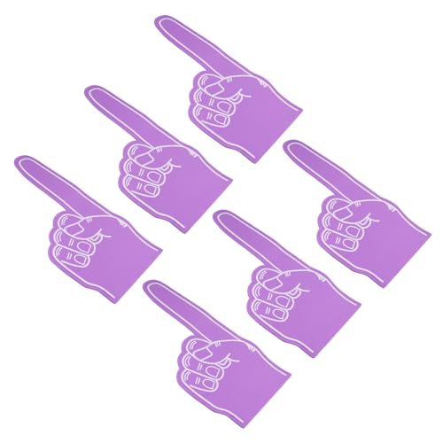 Doigt en mousse 18 pouces PATIKIL grand format violet pour fête et match